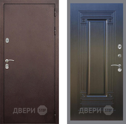 Входная металлическая Дверь Стоп КЛАССИК Медь ФЛ-4 Венге в Краснознаменске