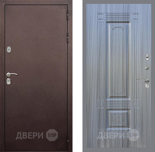 Входная металлическая Дверь Стоп КЛАССИК Медь ФЛ-2 Сандал грей в Краснознаменске