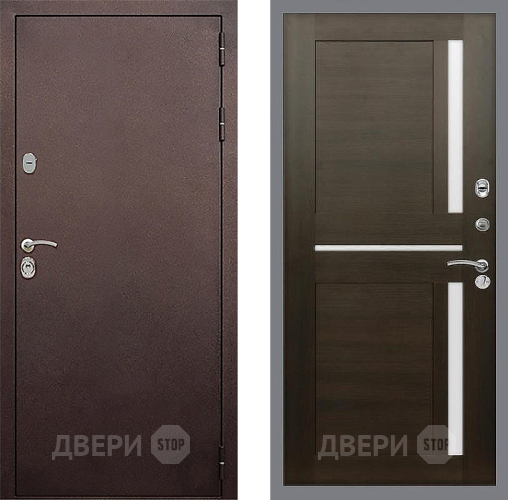 Входная металлическая Дверь Стоп КЛАССИК Медь СБ-18 Венге в Краснознаменске
