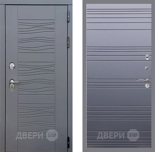 Входная металлическая Дверь Стоп СКАНДИ Лайн Силк титан в Краснознаменске
