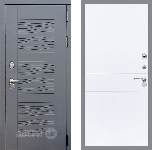 Входная металлическая Дверь Стоп СКАНДИ ФЛ-290 Силк Сноу в Краснознаменске