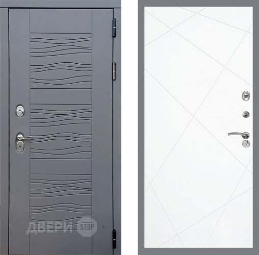 Входная металлическая Дверь Стоп СКАНДИ ФЛ-291 Силк Сноу в Краснознаменске