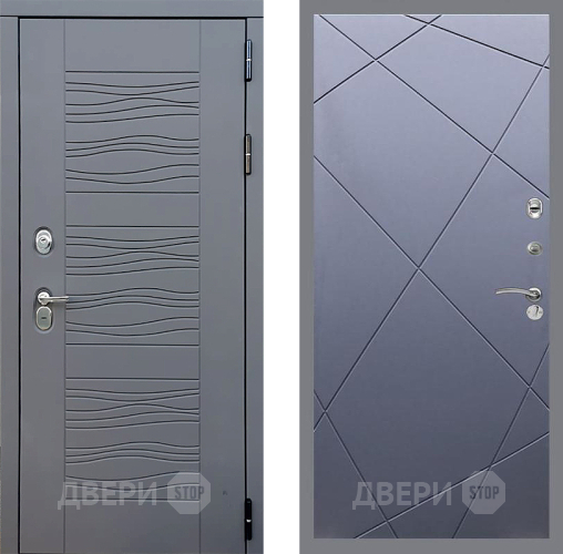 Входная металлическая Дверь Стоп СКАНДИ ФЛ-291 Силк титан в Краснознаменске