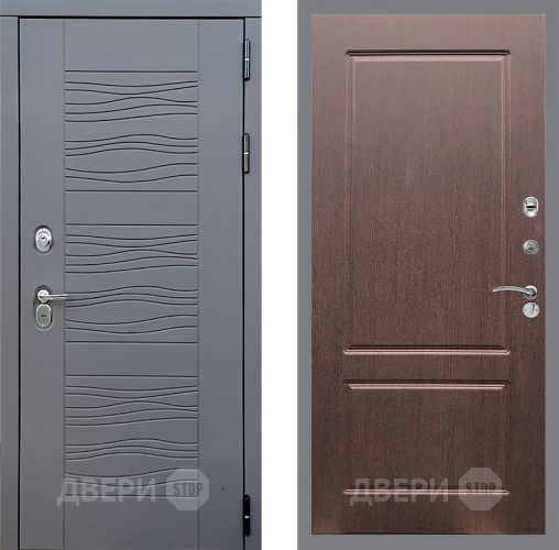 Дверь Стоп СКАНДИ ФЛ-117 Орех премиум в Краснознаменске