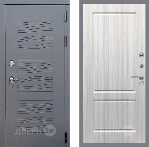 Входная металлическая Дверь Стоп СКАНДИ ФЛ-117 Сандал белый в Краснознаменске
