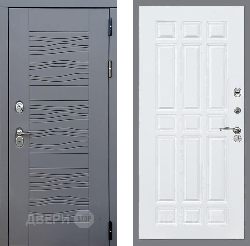 Входная металлическая Дверь Стоп СКАНДИ ФЛ-33 Силк Сноу в Краснознаменске