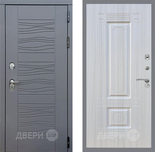 Входная металлическая Дверь Стоп СКАНДИ ФЛ-2 Сандал белый в Краснознаменске