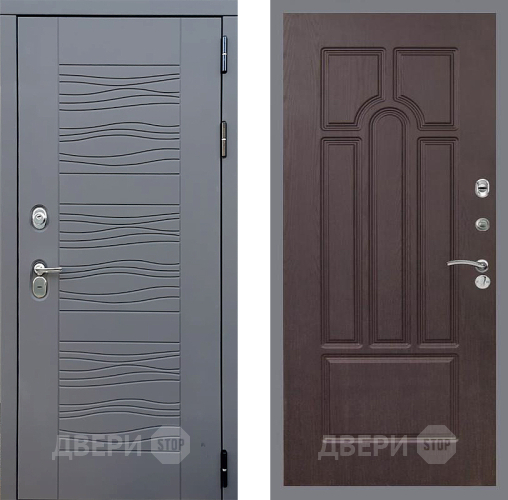 Входная металлическая Дверь Стоп СКАНДИ ФЛ-58 Венге в Краснознаменске