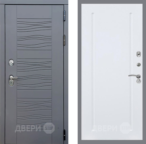 Входная металлическая Дверь Стоп СКАНДИ ФЛ-68 Силк Сноу в Краснознаменске