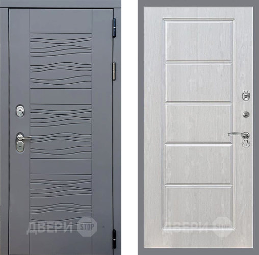 Входная металлическая Дверь Стоп СКАНДИ ФЛ-39 Лиственница беж в Краснознаменске