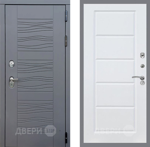 Входная металлическая Дверь Стоп СКАНДИ ФЛ-39 Силк Сноу в Краснознаменске