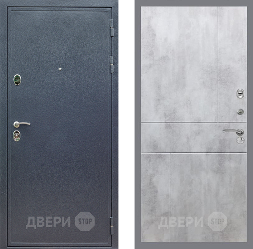 Входная металлическая Дверь Стоп СИЛЬВЕР ФЛ-290 Бетон светлый в Краснознаменске