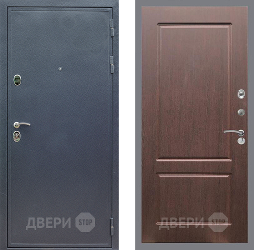 Входная металлическая Дверь Стоп СИЛЬВЕР ФЛ-117 Орех премиум в Краснознаменске