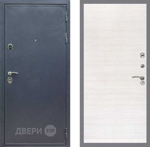 Входная металлическая Дверь Стоп СИЛЬВЕР Гладкая Акация светлая в Краснознаменске