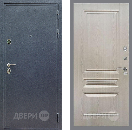 Входная металлическая Дверь Стоп СИЛЬВЕР ФЛ-243 Беленый дуб в Краснознаменске