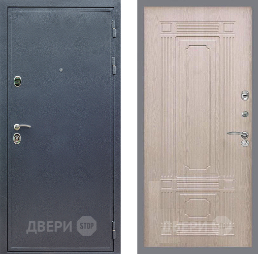 Входная металлическая Дверь Стоп СИЛЬВЕР ФЛ-2 Беленый дуб в Краснознаменске