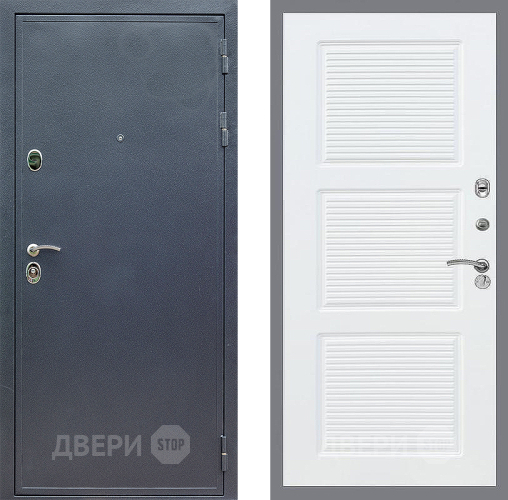 Входная металлическая Дверь Стоп СИЛЬВЕР ФЛ-1 Силк Сноу в Краснознаменске