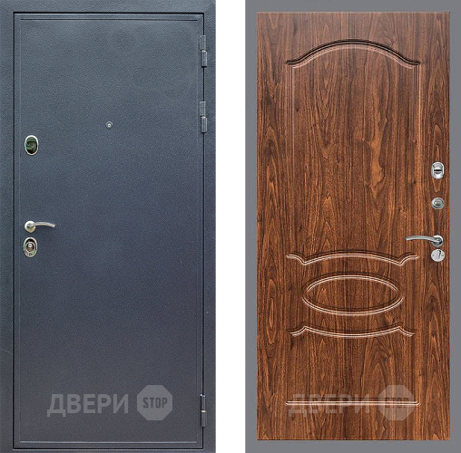 Дверь Стоп СИЛЬВЕР ФЛ-128 орех тисненый в Краснознаменске
