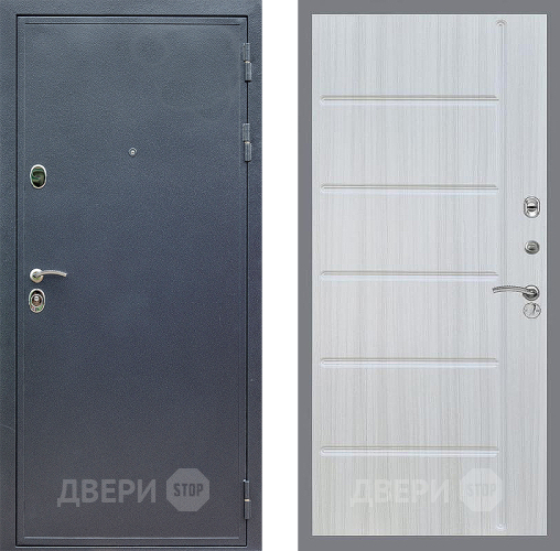 Входная металлическая Дверь Стоп СИЛЬВЕР ФЛ-102 Сандал белый в Краснознаменске