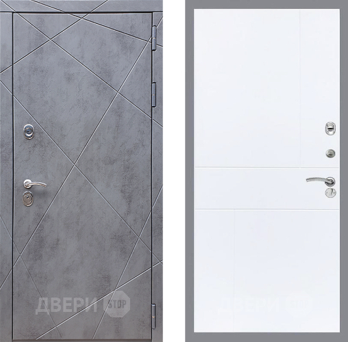 Дверь Стоп Лучи ФЛ-290 Силк Сноу в Краснознаменске