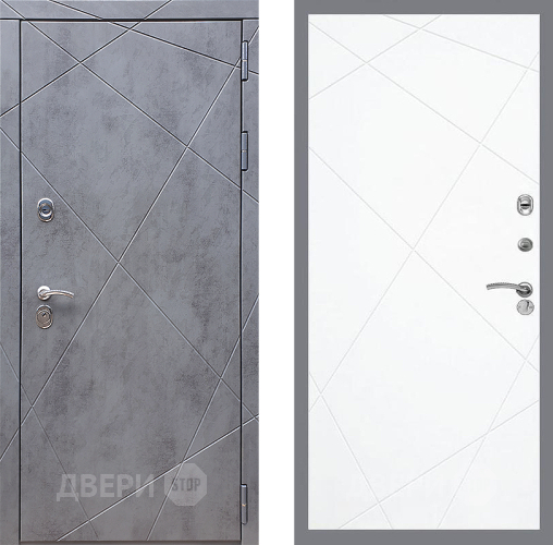 Входная металлическая Дверь Стоп Лучи ФЛ-291 Силк Сноу в Краснознаменске