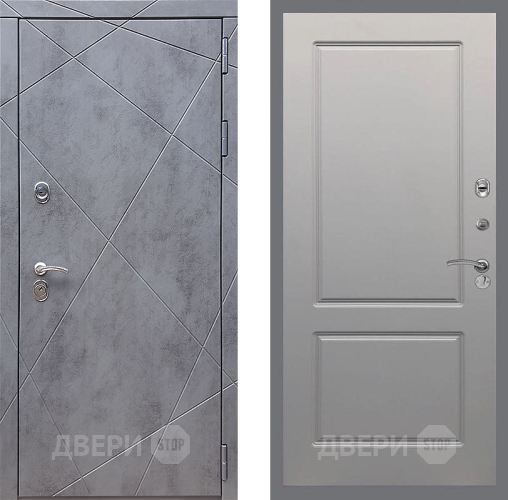 Дверь Стоп Лучи ФЛ-117 Грей софт в Краснознаменске