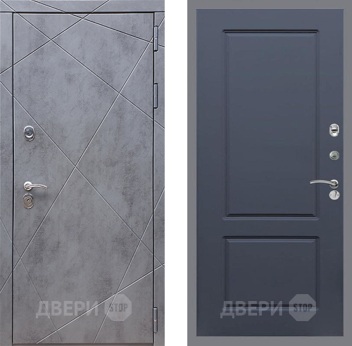 Входная металлическая Дверь Стоп Лучи ФЛ-117 Силк титан в Краснознаменске
