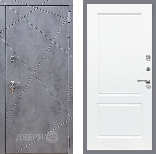 Входная металлическая Дверь Стоп Лучи ФЛ-117 Силк Сноу в Краснознаменске