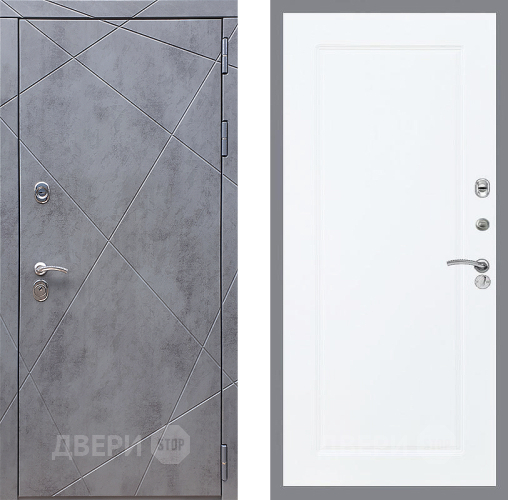 Входная металлическая Дверь Стоп Лучи ФЛ-119 Силк Сноу в Краснознаменске