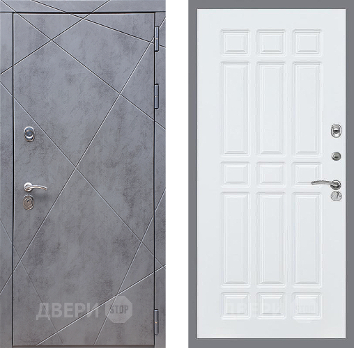 Входная металлическая Дверь Стоп Лучи ФЛ-33 Силк Сноу в Краснознаменске