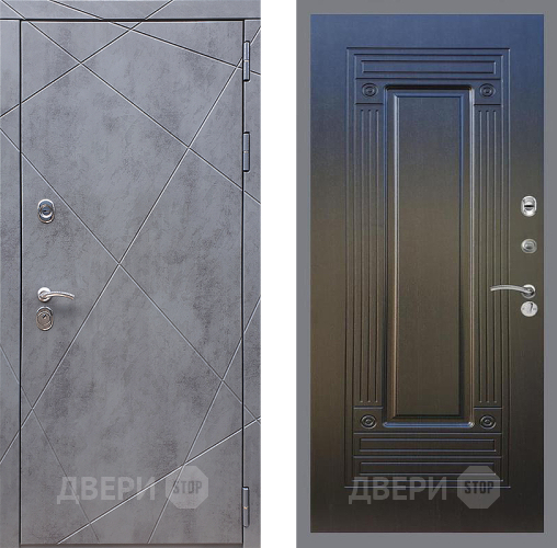 Входная металлическая Дверь Стоп Лучи ФЛ-4 Венге в Краснознаменске