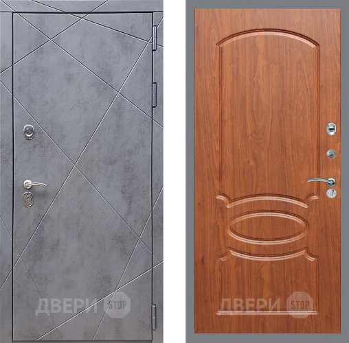 Входная металлическая Дверь Стоп Лучи ФЛ-128 Береза мореная в Краснознаменске