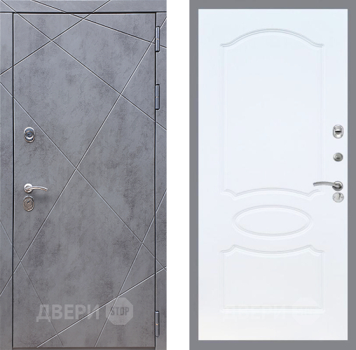 Дверь Стоп Лучи ФЛ-128 Белый ясень в Краснознаменске