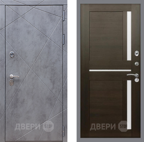 Входная металлическая Дверь Стоп Лучи СБ-18 Венге в Краснознаменске