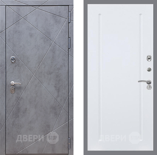 Входная металлическая Дверь Стоп Лучи ФЛ-68 Силк Сноу в Краснознаменске
