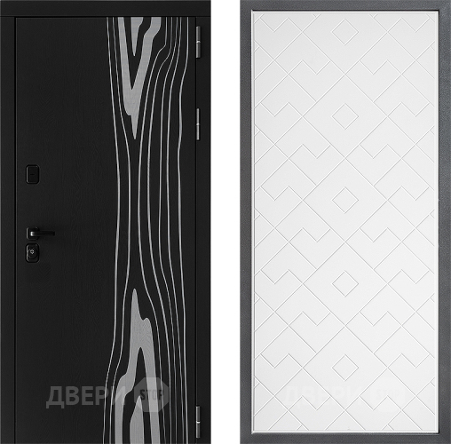 Дверь Дверной континент ДК-12 ФЛ-Тиффани Белый софт в Краснознаменске