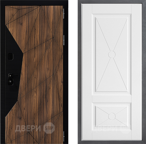 Входная металлическая Дверь Дверной континент ДК-11 ФЛ-617 Софт милк в Краснознаменске