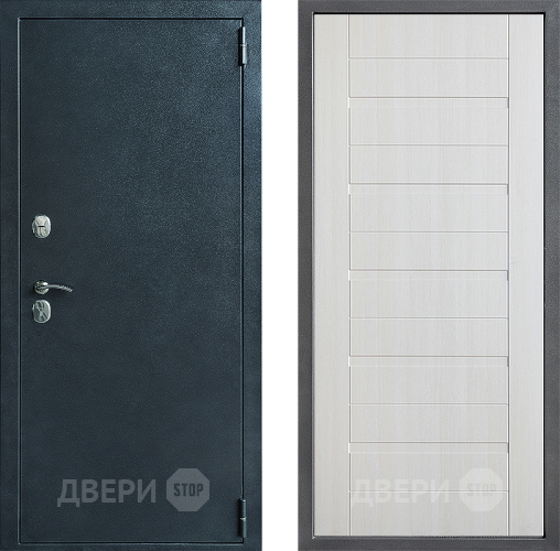 Входная металлическая Дверь Дверной континент ДК-70 Дизайн ФЛ-70 Лиственница белая в Краснознаменске