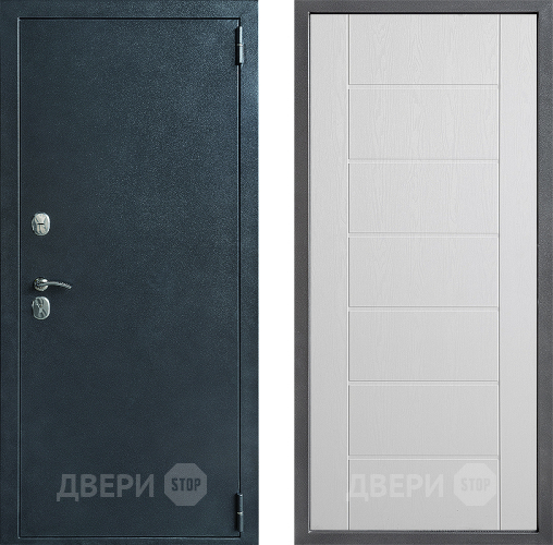 Дверь Дверной континент ДК-70 Дизайн ФЛ-Лайн Белое дерево в Краснознаменске