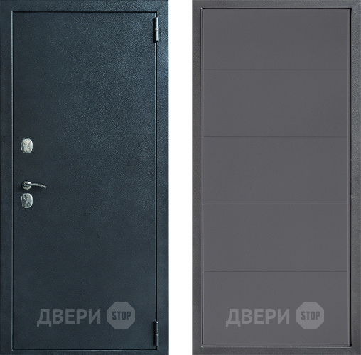 Входная металлическая Дверь Дверной континент ДК-70 Дизайн ФЛ-649 Графит софт в Краснознаменске