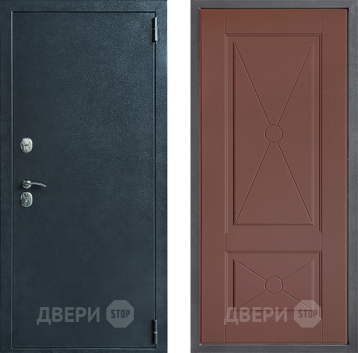 Входная металлическая Дверь Дверной континент ДК-70 Дизайн ФЛ-617 Ясень шоколадный в Краснознаменске