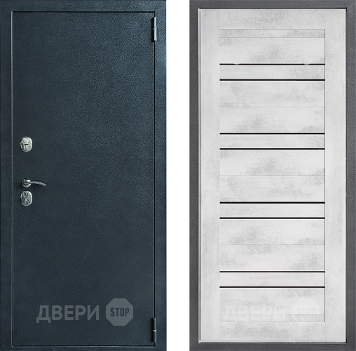 Дверь Дверной континент ДК-70 Дизайн ФЛ-49 Бетон снежный в Краснознаменске