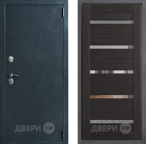 Входная металлическая Дверь Дверной континент ДК-70 Дизайн ФЛ-47 Венге в Краснознаменске