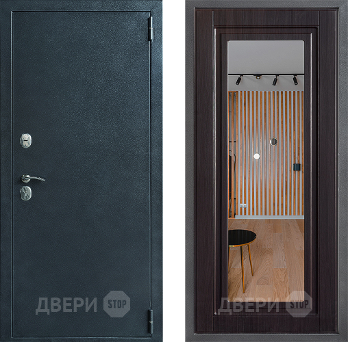 Дверь Дверной континент ДК-70 Дизайн ФЛЗ Зеркало Венге в Краснознаменске