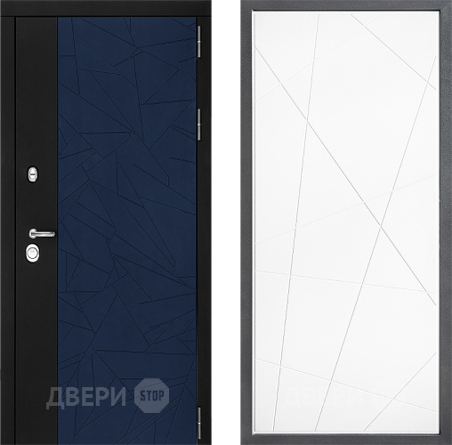 Входная металлическая Дверь Дверной континент ДК-9 ФЛ-655 Белый софт в Краснознаменске