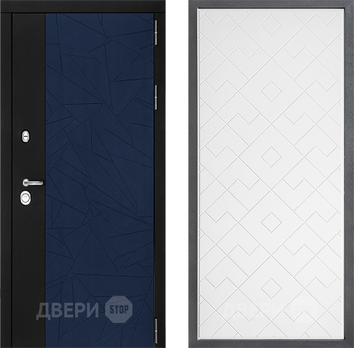 Дверь Дверной континент ДК-9 ФЛ-Тиффани Белый софт в Краснознаменске