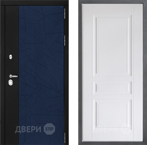 Входная металлическая Дверь Дверной континент ДК-9 ФЛ-243 Альберо Браш серебро в Краснознаменске