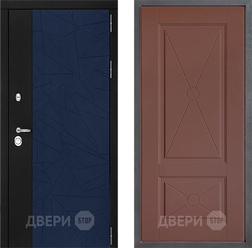 Дверь Дверной континент ДК-9 ФЛ-617 Ясень шоколадный в Краснознаменске