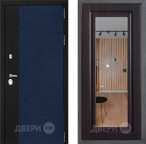 Дверь Дверной континент ДК-9 ФЛЗ Зеркало Венге в Краснознаменске