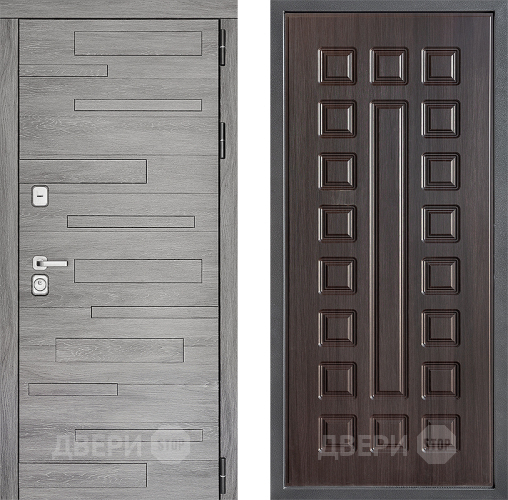Входная металлическая Дверь Дверной континент ДК-10 ФЛ-183 Венге в Краснознаменске